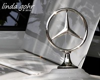 Mercedes im Sonnenlicht