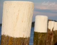 Insel Rügen, ein Hafen am Abend